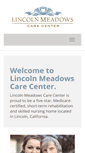 Mobile Screenshot of lincolnmeadowscarecenter.com